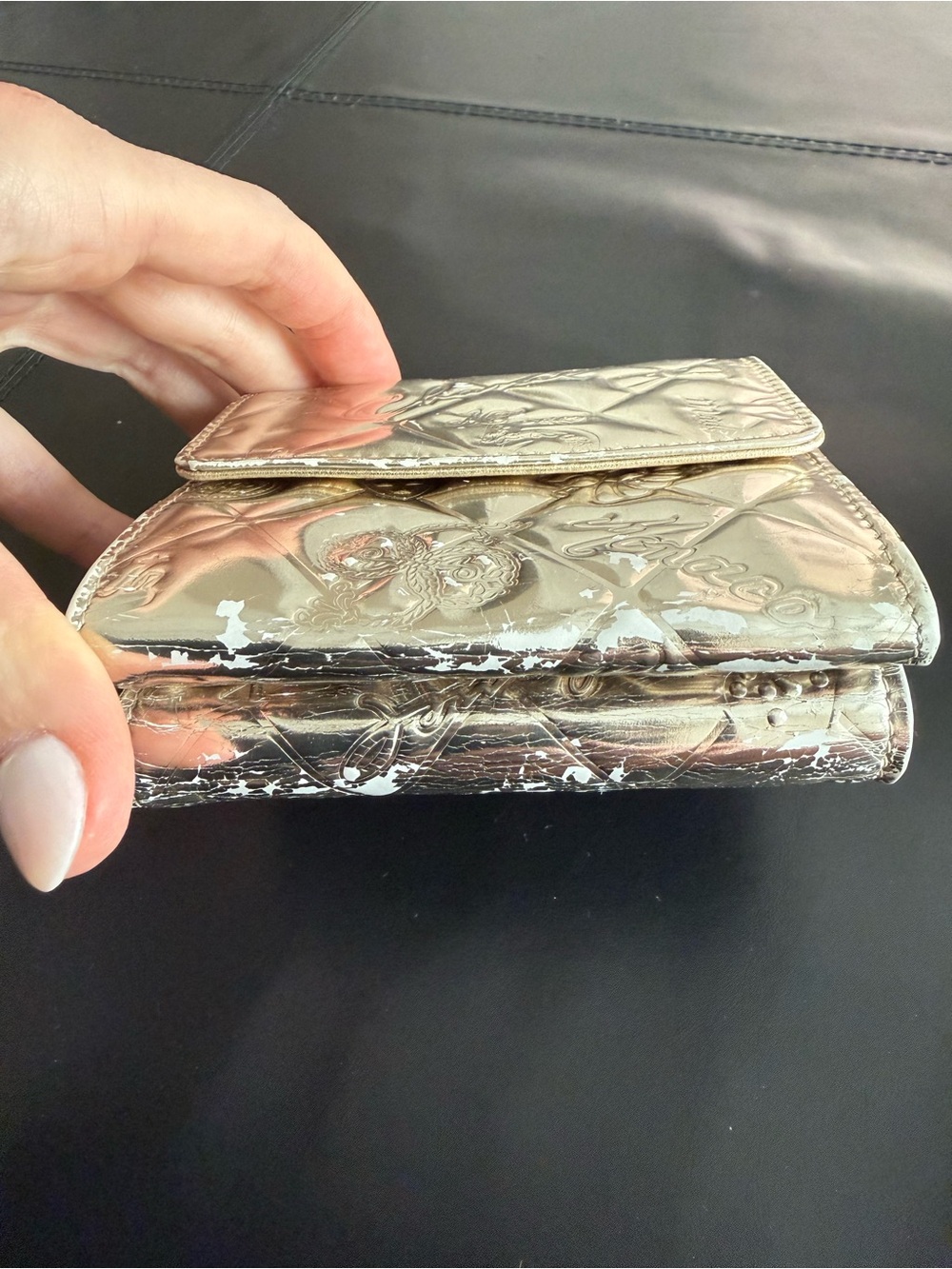 Chanel Metallic Quilted Women’s Wallet - Gold - Picture 6 of 11